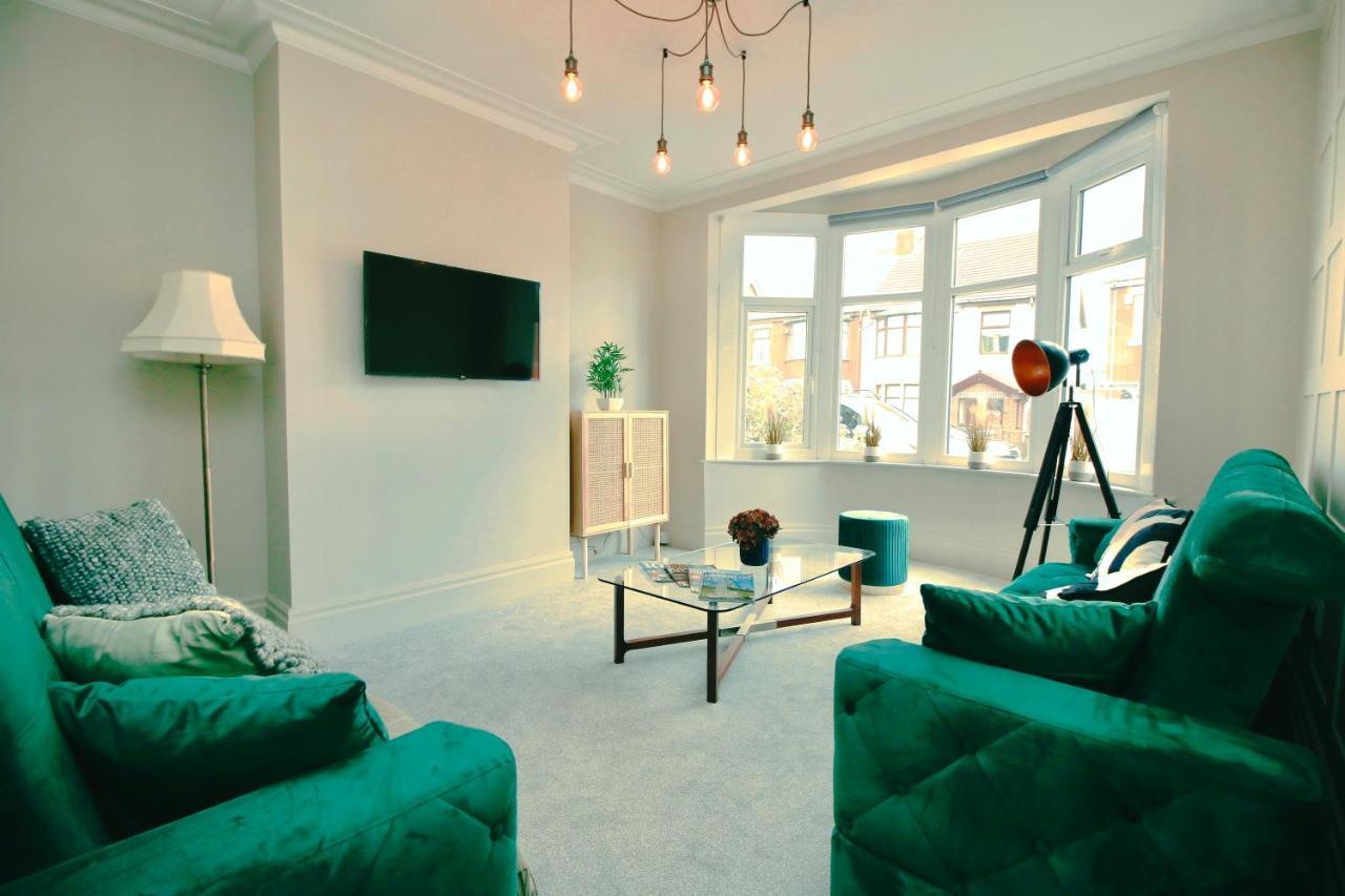 Xxhot Tubxx 4Bed Semi, Sleeps 8, 2 Bathrooms Blackpool Dış mekan fotoğraf